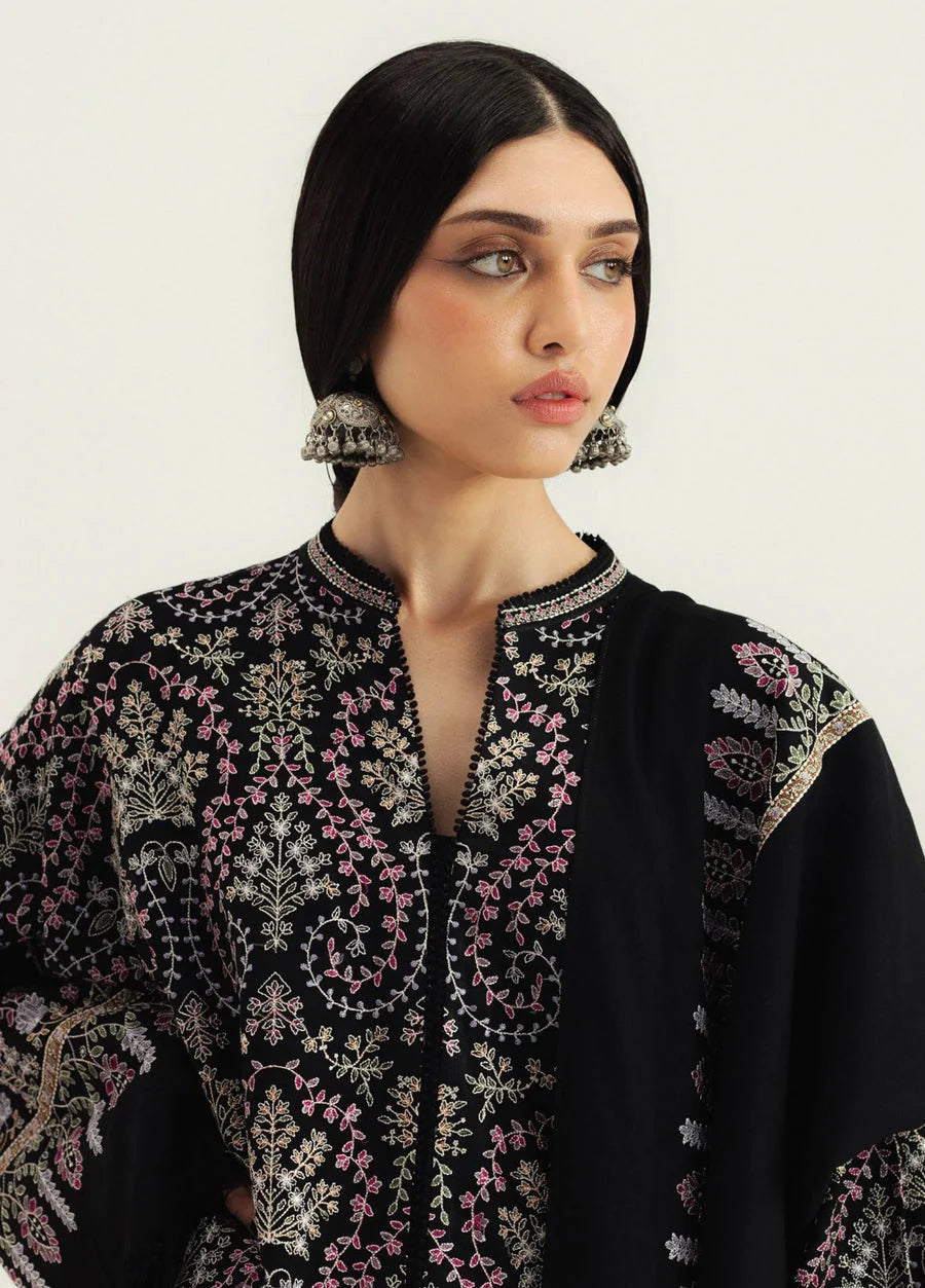 AS-U-0023 |Zara By Shah Jahan @Premium Unstitched Dhanak Embroidered with Dhanak Embroidery Shawls Suit 3 PC|UNSTITCHED