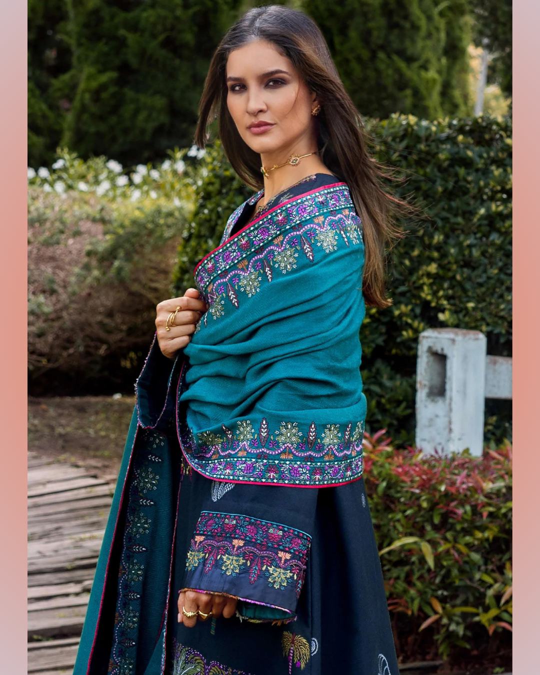 AS-U-0021 |Mushq Dhanak Luxury Embroidered Winter 3 PC|UNSTITCHED